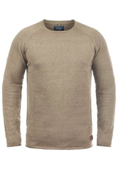 Blend Strickpullover Style BHJohn Khaki/Braun/Beige Blend Strickpullover Style BHJohn Khaki/Braun/Beige