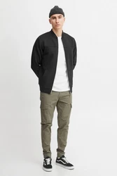 Blend Sweatjacke BHArco Dunkelgrau/Schwarz/Grau/Hellgrau