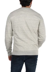 Blend Henry Herren Pullover Grau/Khaki/Hellgrau
