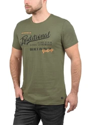 Blend Rundhalsshirt BLEND BHDoppler Dunkelgrün/Khaki