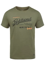 Blend Rundhalsshirt BLEND BHDoppler Dunkelgrün/Khaki