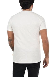 Blend T-Shirt BLEND BHFlorens Grau/Creme/Weiß