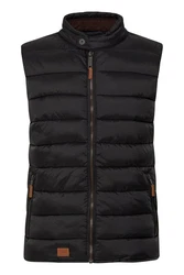 BLEND Cam 703589ME Weste Steppweste Stehkragen (70151) Schwarz/Hellblau