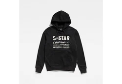 G-STAR Hoodie Multi Layer Originals HDD SW Schwarz/Grau/Gelb/Braun/Lila/Dunkelgrau