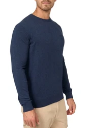 Indicode Rundhalspullover Wildman Dunkelblau/Blau/Hellblau