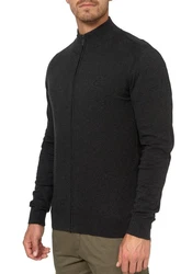 Indicode Strickjacke Tinos Dunkelgrau/Schwarz/Grau