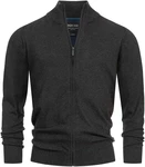 Indicode Strickjacke Tinos Dunkelgrau/Schwarz/Grau