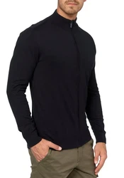 Indicode Strickjacke Tinos Dunkelblau/Schwarz
