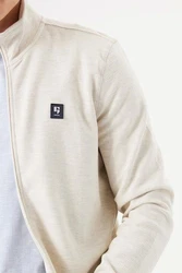 Garcia Full Zip Sweater Creme/Khaki/Weiß/Grau/Beige/Hellblau