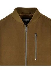 URBAN CLASSICS Bomberjacke Urban Classics Herren Blouson (1-St) Khaki/Dunkelgrün/Braun