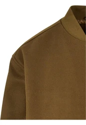 URBAN CLASSICS Bomberjacke Urban Classics Herren Blouson (1-St) Khaki/Dunkelgrün/Braun