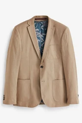 Next Sakko aus Leinengemisch Khaki/Braun/Beige