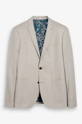 Next Sakko aus Leinengemisch Khaki/Beige/Braun/Grau