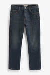Next Authentische Straight Fit Jeans Blau/Dunkelblau