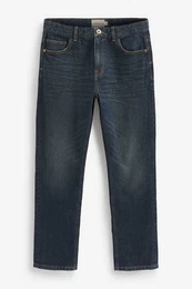 Straight-Jeans Authentische Straight Fit Jeans, 100% Baumwolle (1-tlg)