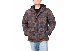WOOD WOOD Winterjacke Sander Jacket Braun/Blau/Dunkelgrün/Dunkelbraun