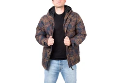 WOOD WOOD Winterjacke Sander Jacket Braun/Blau/Dunkelgrün/Dunkelbraun