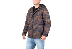 WOOD WOOD Winterjacke Sander Jacket Braun/Blau/Dunkelgrün/Dunkelbraun