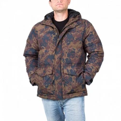WOOD WOOD Winterjacke Sander Jacket Braun/Blau/Dunkelgrün/Dunkelbraun