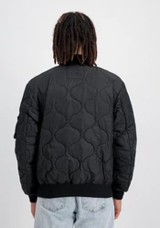 Alpha Industries Bomberjacke MA-1 ALS Schwarz/Hellblau