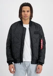 Alpha Industries Bomberjacke MA-1 ALS Schwarz/Hellblau