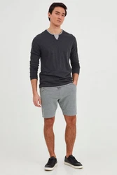 Blend Sweatshorts Style BHSan Hellgrau/Grau
