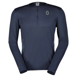 Scott Langarmshirt Endurance Tech L/sl Shirt Herren Blau/Dunkelblau