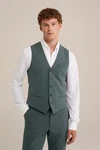 WE Fashion Jackenblazer Türkis/Grün/Dunkelgrün/Grau