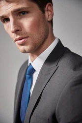 Next Baukastensakko Tailored Fit Anzugjacke mit zwei Knöpfen Dunkelgrau/Grau/Hellgrau