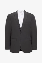 Next Baukastensakko Tailored Fit Anzugjacke mit zwei Knöpfen Dunkelgrau/Grau/Hellgrau