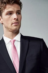 Next Baukastensakko Tailored Fit Anzugjacke mit zwei Knöpfen Dunkelblau/Hellblau