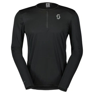 Scott Langarmshirt Endurance Tech L/sl Shirt Herren Schwarz/Grau/Dunkelgrau/Braun