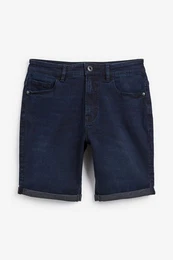 Jeansshorts Jeansshorts mit Stretch im Straight Fit (1-tlg)