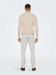 ONLY & SONS Chinos Grau/Weiß/Creme/Silber