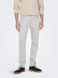 ONLY & SONS Chinos Grau/Weiß/Creme/Silber