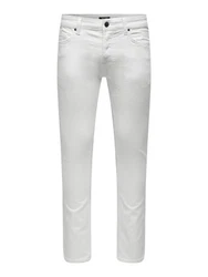 ONLY & SONS Chinos Grau/Weiß/Creme/Silber