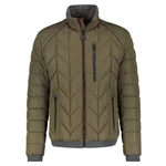 LERROS Steppjacke mit Kontrastdetails Dunkelgrün/Khaki/Grün