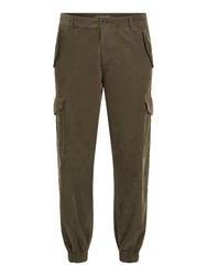 Tommy Hilfiger Cargohose CARGO CORDUROY GMD Khaki/Dunkelgrün