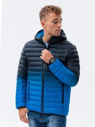 Steppjacke Herren Steppjacke mit -Effekt - navy blau V1 C319 L