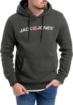 JACK & JONES Herren Hoodie mit Kapuze mit Logo Dunkelgrün/Dunkelgrau/Grün JACK & JONES Herren Hoodie mit Kapuze mit Logo Dunkelgrün/Dunkelgrau/Grün