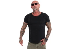 Yakuza T-Shirt Fast Lane mit abgerundetem Saum 