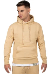 Reichstadt Kapuzenpullover Casual Basic Hoodie (23RS034) Beige