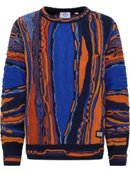 CARLO COLUCCI Rundhalspullover De Prezzo Orange/Mischfarben/Braun/Blau/Hellblau