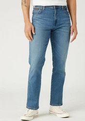 Wrangler Regular-Fit-Jeans Hose Texas Hellblau/Blau