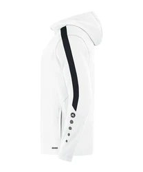 Jako Kapuzensweatshirt Kapuzenjacke Power weiss