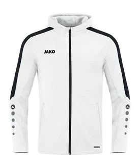 Jako Kapuzensweatshirt Kapuzenjacke Power weiss
