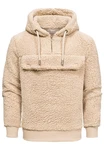 Amaci&Sons Kapuzenpullover RUXTON Beige/Creme