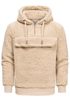 Amaci&Sons Kapuzenpullover RUXTON Beige/Creme