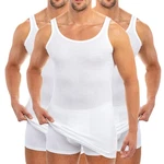 HERMKO Unterhemd 3007 3er Pack Weiß/Creme