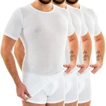 HERMKO Unterziehshirt (3847) Weiß/Creme/Rosa